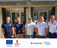  Valsts policijas koledžas pārstāvji gūst pieredzi pie Francijas un Polijas kolēģiem