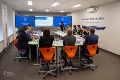 Valsts prezidenta Edgara Rinkēviča vizīte Valsts policijas koledžā
