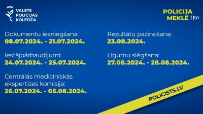 uzņemšana VPK