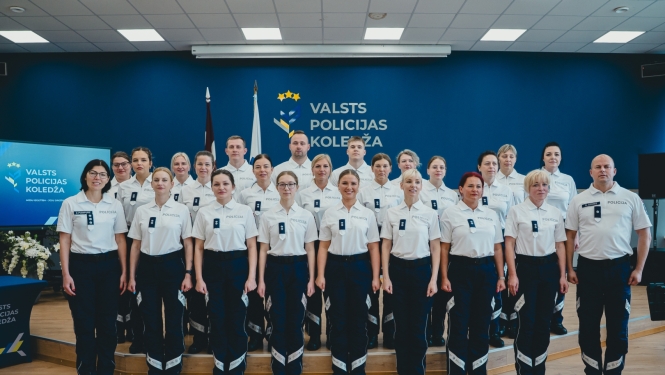 Profesionālās pilnveides izglītības programmas "Policijas darba pamati Valsts policijas amatpersonām" izlaidums
