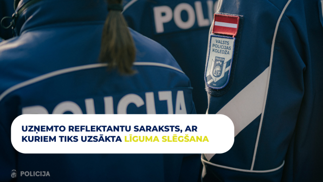 Uzņemto reflektantu saraksts, ar kuriem tiks uzsākta līgumu slēgšana