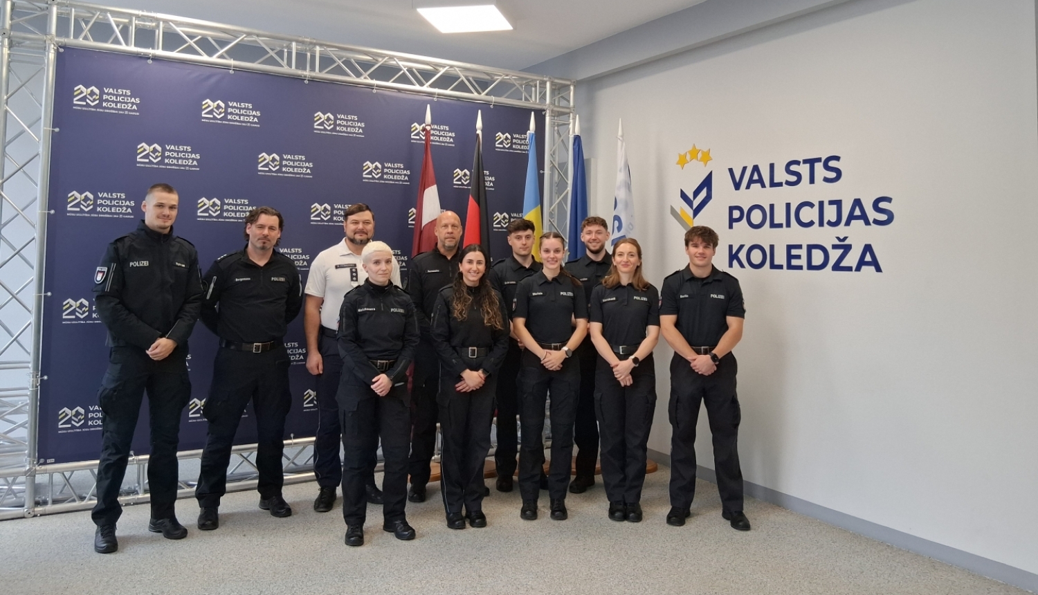 Pieredzes apmaiņā stiprina topošo policistu profesionālās prasmes