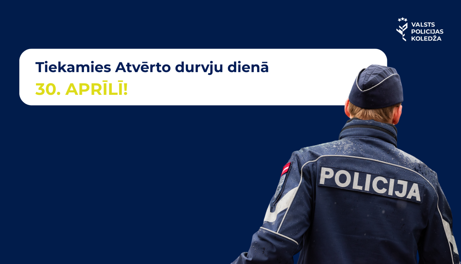 Tiekamies Atvērto durvju dienā 30. aprīlī!