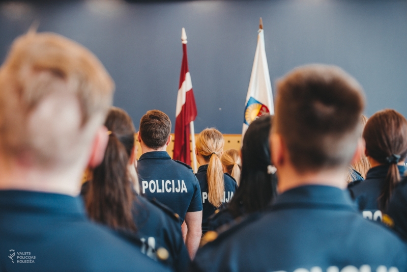 Izlaidums, Valsts policijas koledžu absolvē 46 jaunie policisti