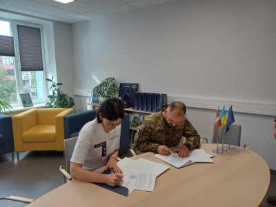 Valsts policijas koledžas un Ukrainas Nacionālās gvardes Kijivas institūts paraksta sadarbības līgumu zglītības jomā