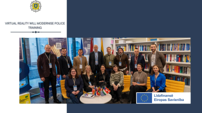 Virtuālā realitāte modernizēs policijas apmācību. 