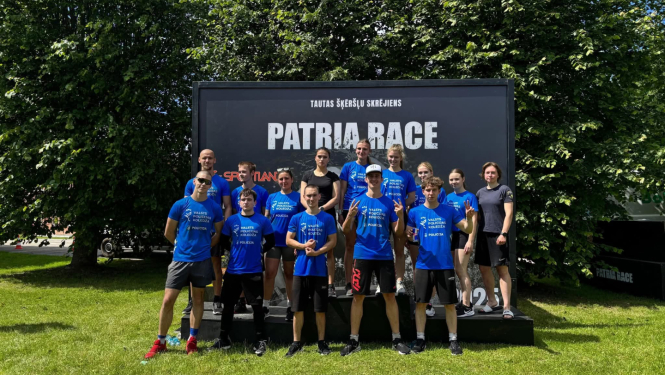 Valsts policijas koledžas kadeti gūst panākumus "Patria Race" skriešanas festivālā!