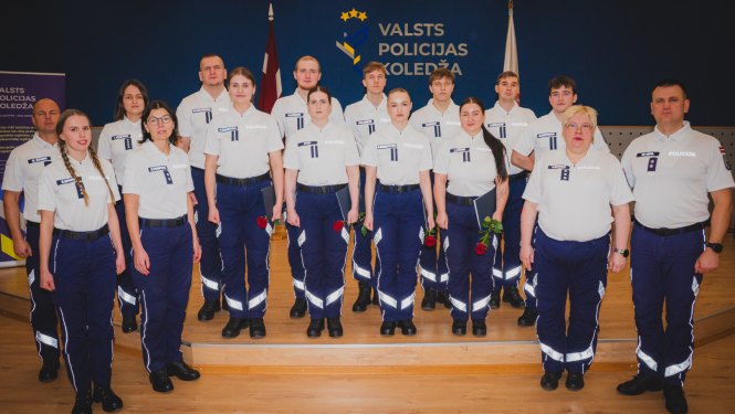 Arodizglītības programmas “Policijas darbs” absolventu izlaidums