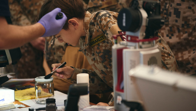 Valsts policijas koledžā viesojas Jaunsardze