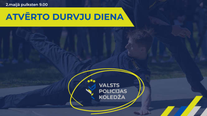 Atvērto durvju diena 2023.gada 2.maijā. Kļūsti par policistu