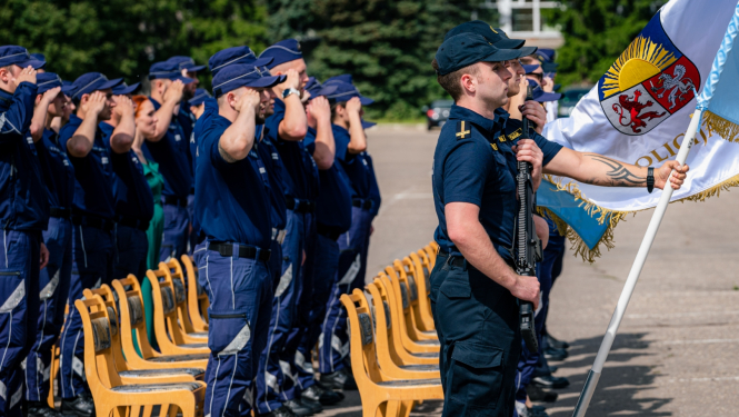 Izlaiduma svinīgais pasākums Valsts policijas koledžā