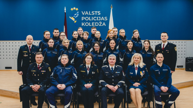 Valsts policijas koledžas profesionālās pilnveides izglītības programmas „Policijas darba pamati Valsts policijas amatpersonām” izlaidums