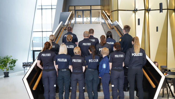 Valsts policijas koledžas kadetes viesojās Igaunijas Drošības zinātņu akadēmijas Studentu apmaiņas nedēļā