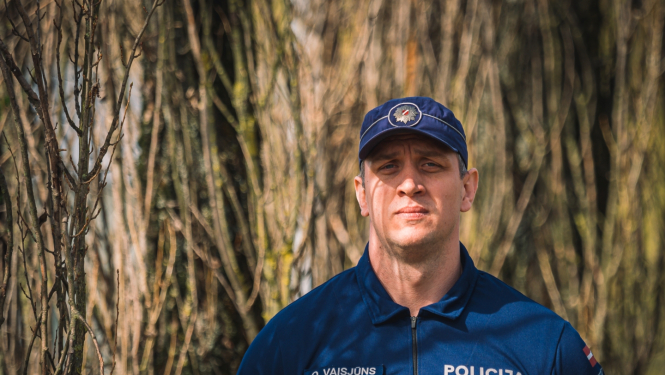 Policista, kurš kļuvis par Valsts policijas koledžas Sporta katedras vadītāju, portrets