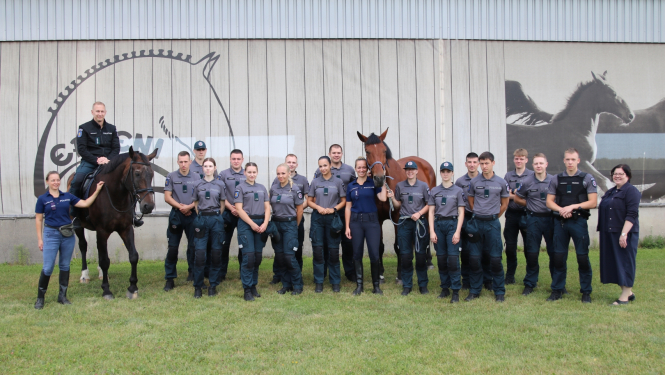 Lietuvas policijas skolas kadeti un pedagogi Valsts policijas koledžā nostiprina prasmes