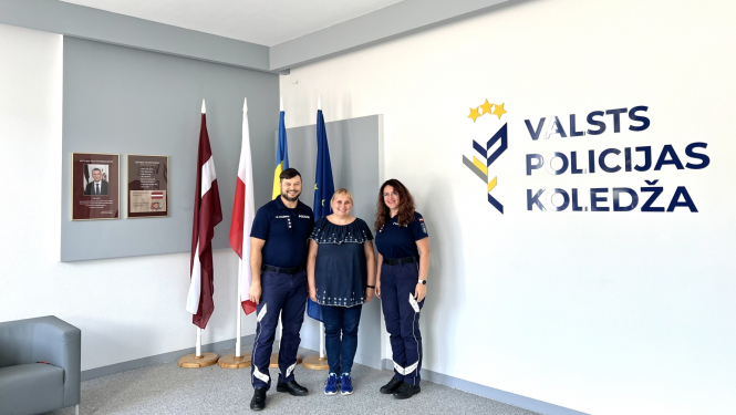 Valsts policijas koledžā viesojas docente no Polijas Policijas akadēmijas