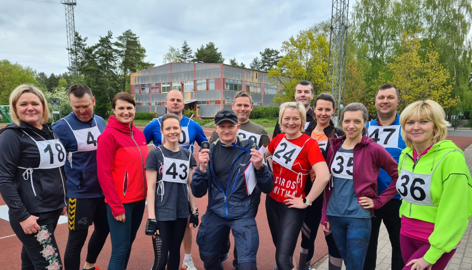 Valsts policijas koledžas amatpersonas kārto vispārējās fiziskās sagatavotības pārbaudi