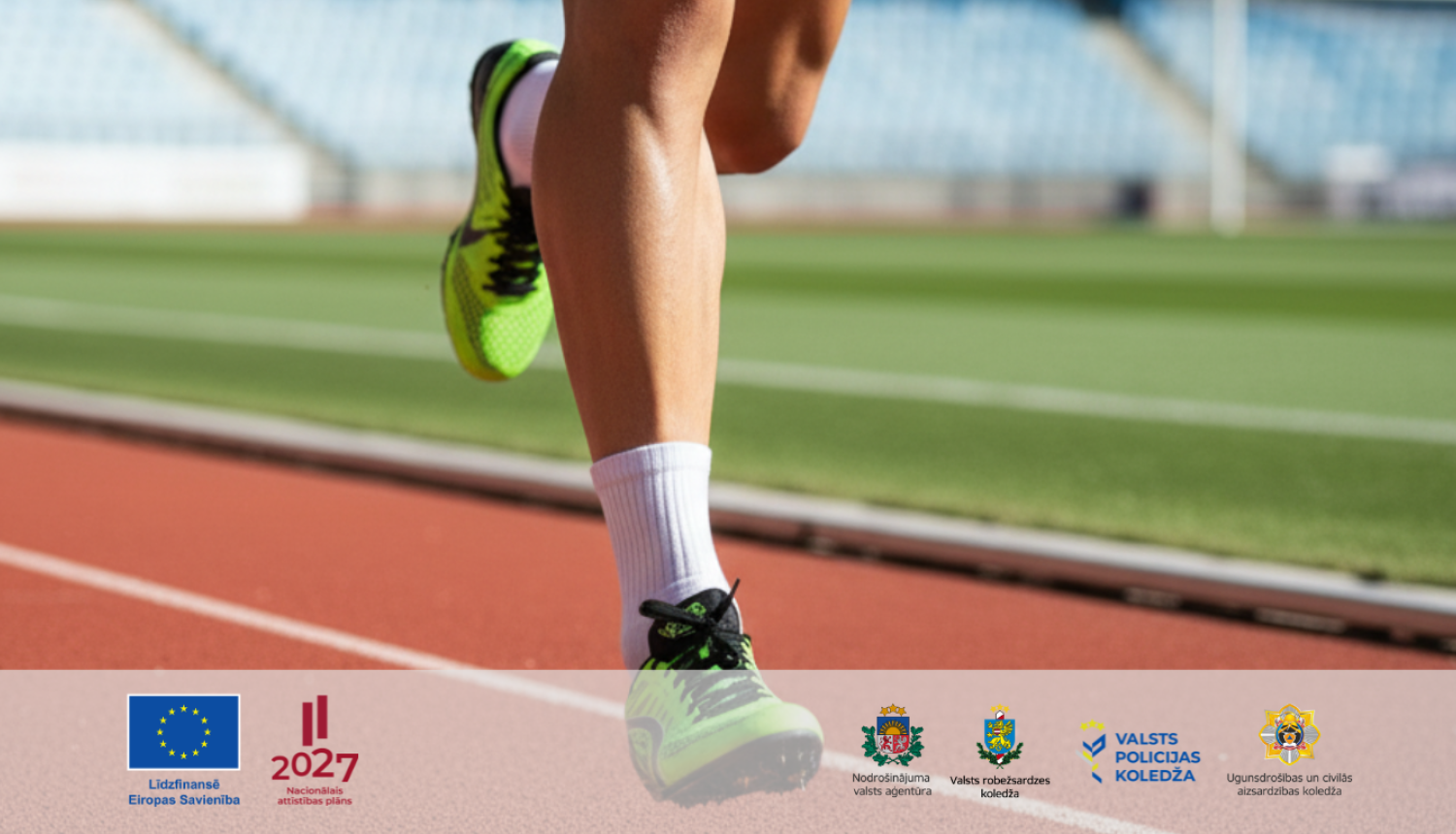 Aktuālā informācija par ERAF projektu uz 2026.gada martu: noslēgts vairāk nekā 3 miljonus vērts līgums par sporta laukumu un tribīņu būvniecību Valsts policijas koledžā