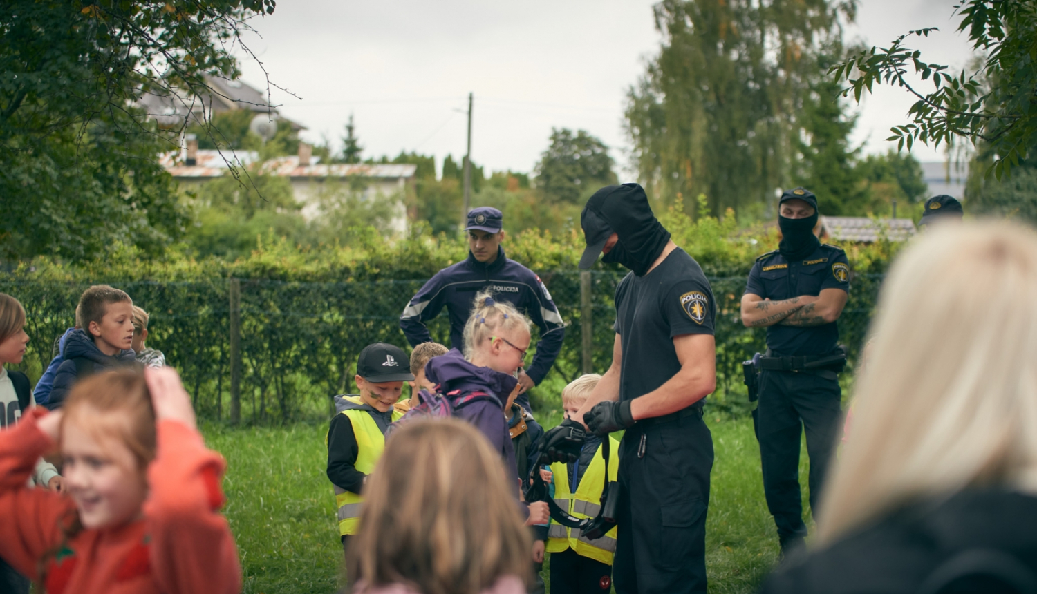 Valsts policijas koledžas darbs pasākumā „Esi zinošs, esi drošs”