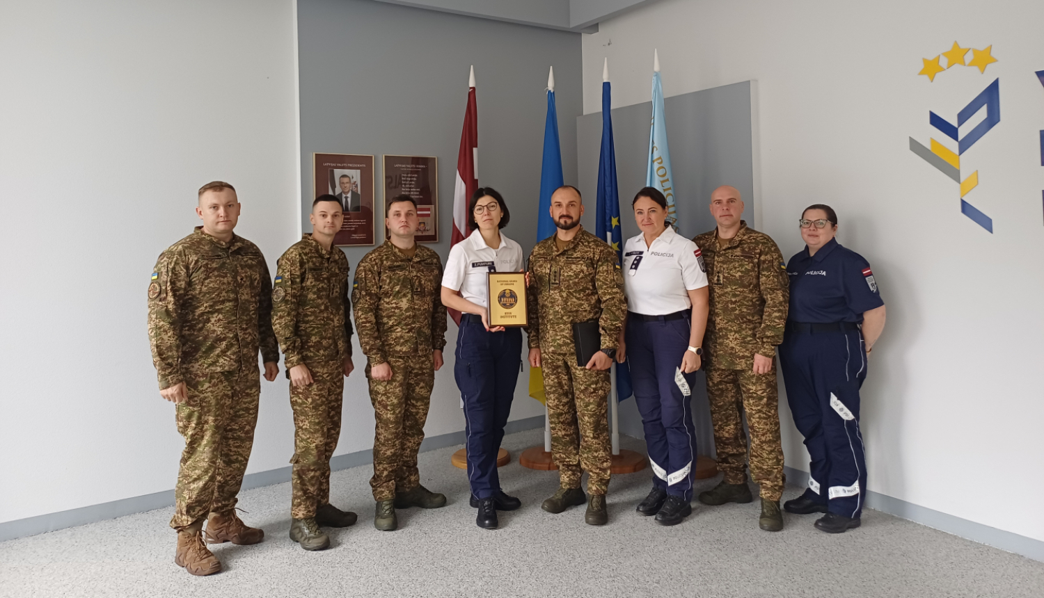 Valsts policijas koledžas un Ukrainas Nacionālās gvardes Kijivas institūts paraksta sadarbības līgumu izglītības jomā