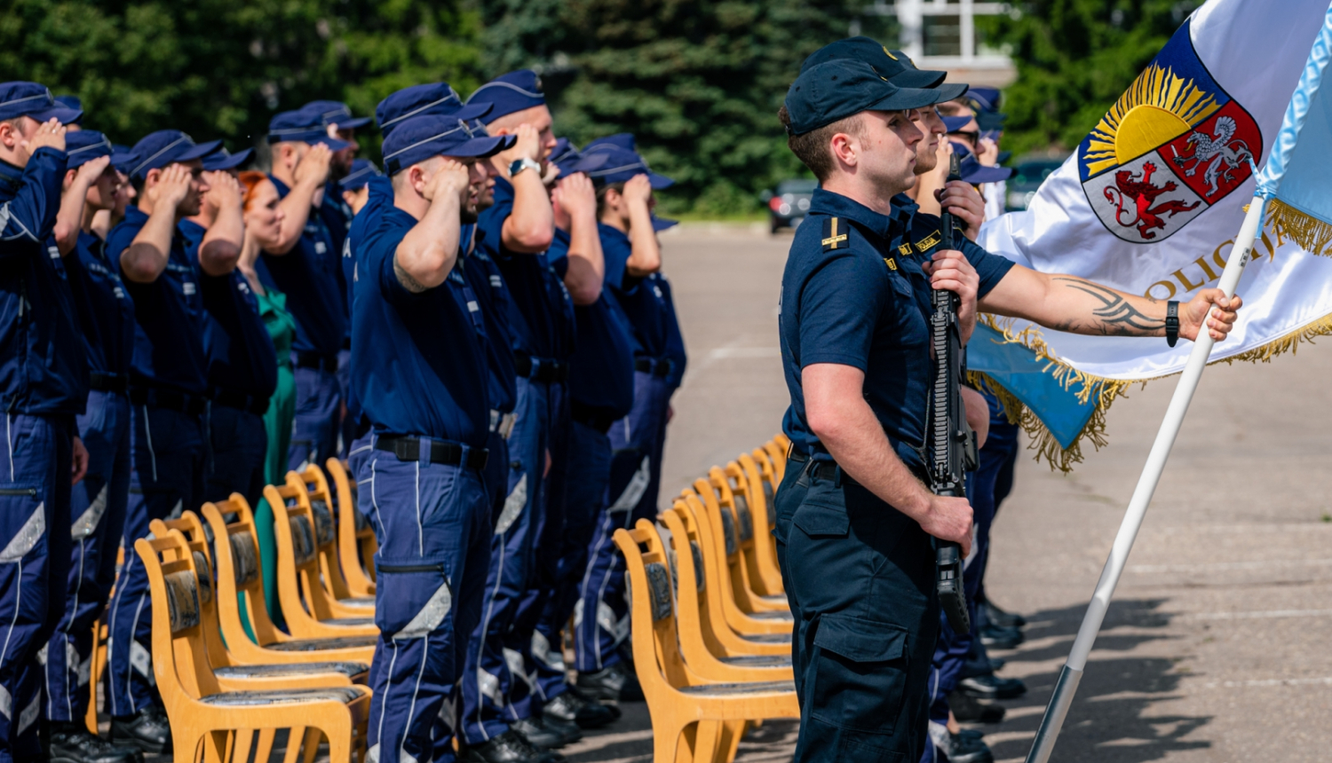 Izlaiduma svinīgais pasākums Valsts policijas koledžā
