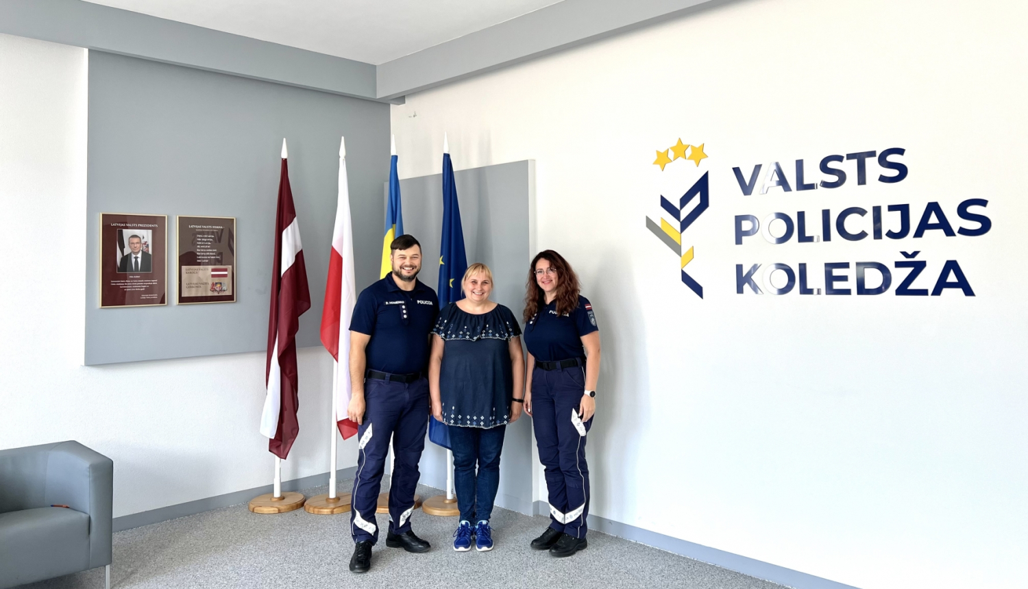 Valsts policijas koledžā viesojas docente no Polijas Policijas akadēmijas
