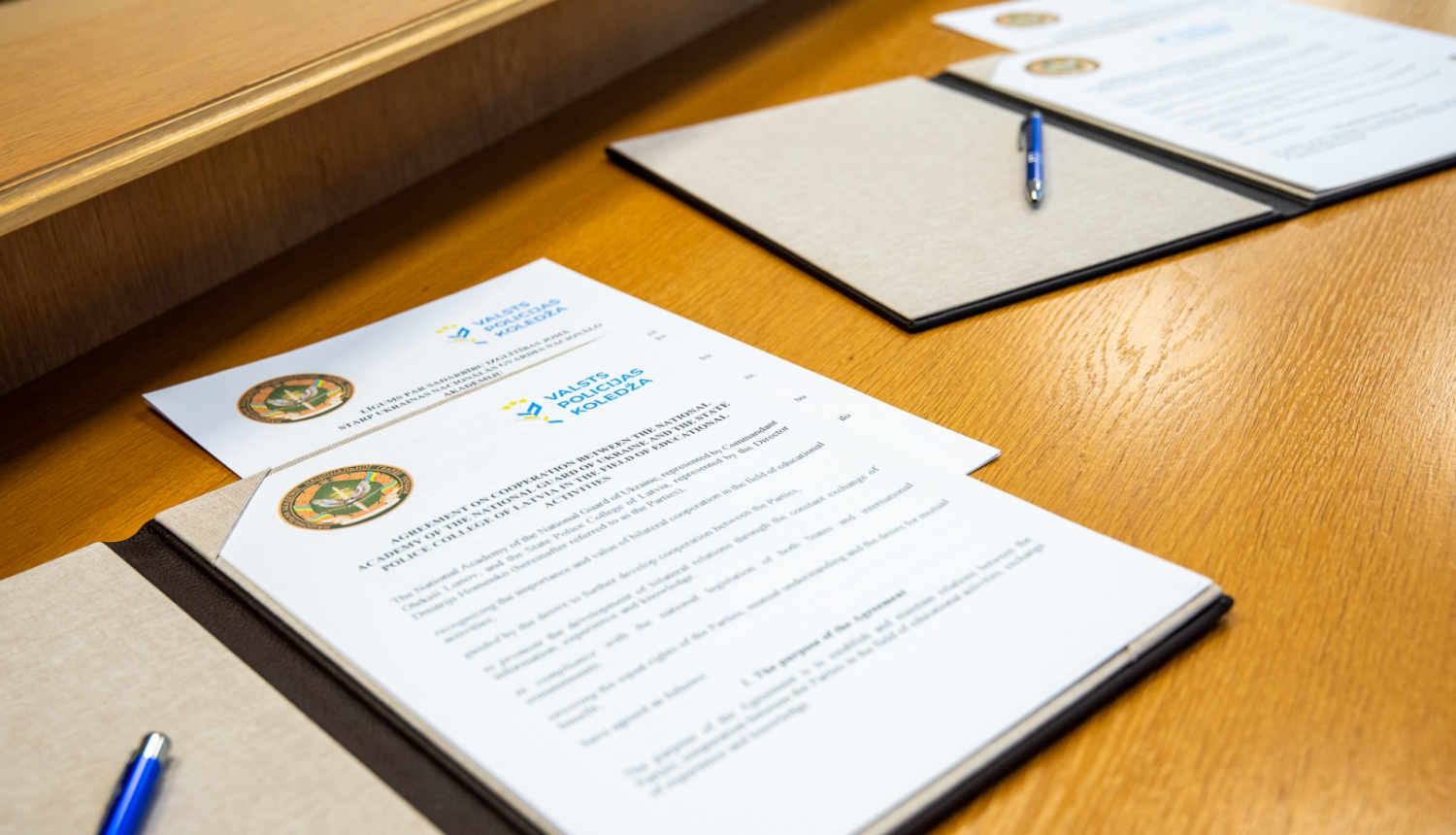 Noslēgtais sadarbības līgums ar Ukrainas Nacionālās gvardes Nacionālo akadēmiju stiprinās policistu izglītošanas procesu