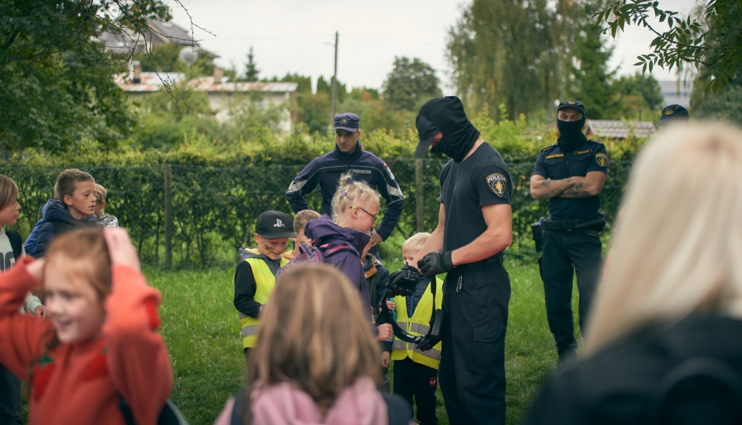 Valsts policijas koledžas darbs pasākumā „Esi zinošs, esi drošs”