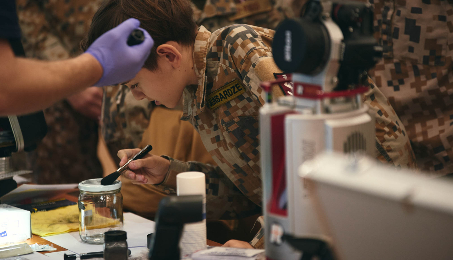 Valsts policijas koledžā viesojas Jaunsardze