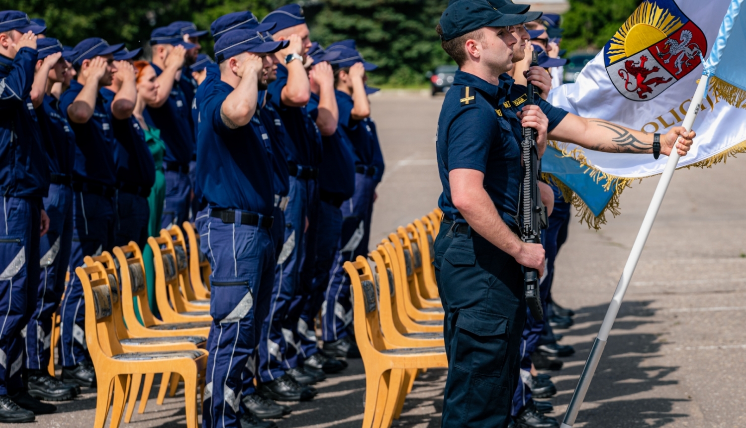 Izlaiduma svinīgais pasākums Valsts policijas koledžā