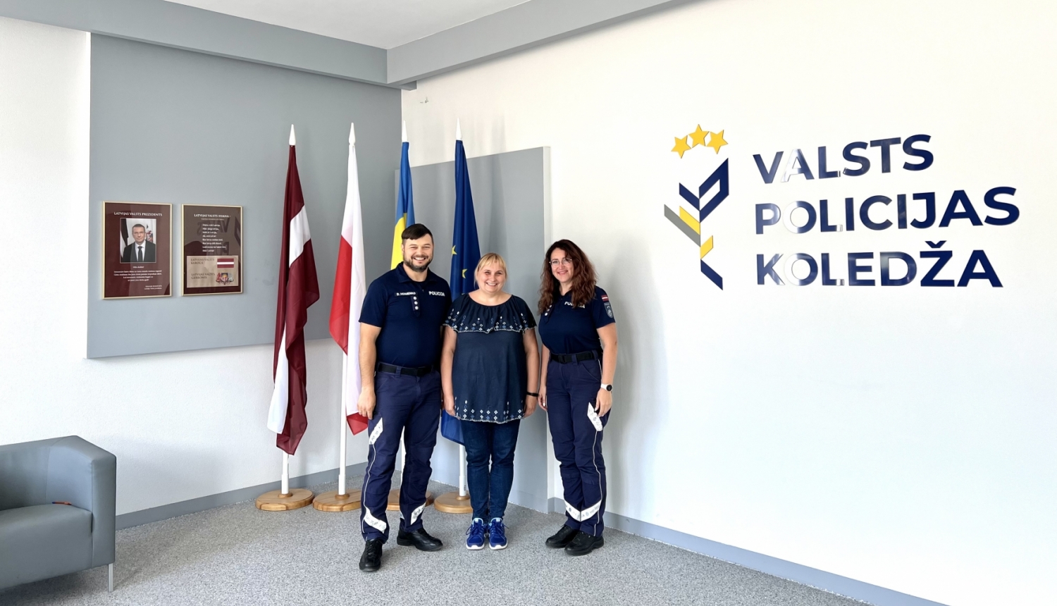 Valsts policijas koledžā viesojas docente no Polijas Policijas akadēmijas