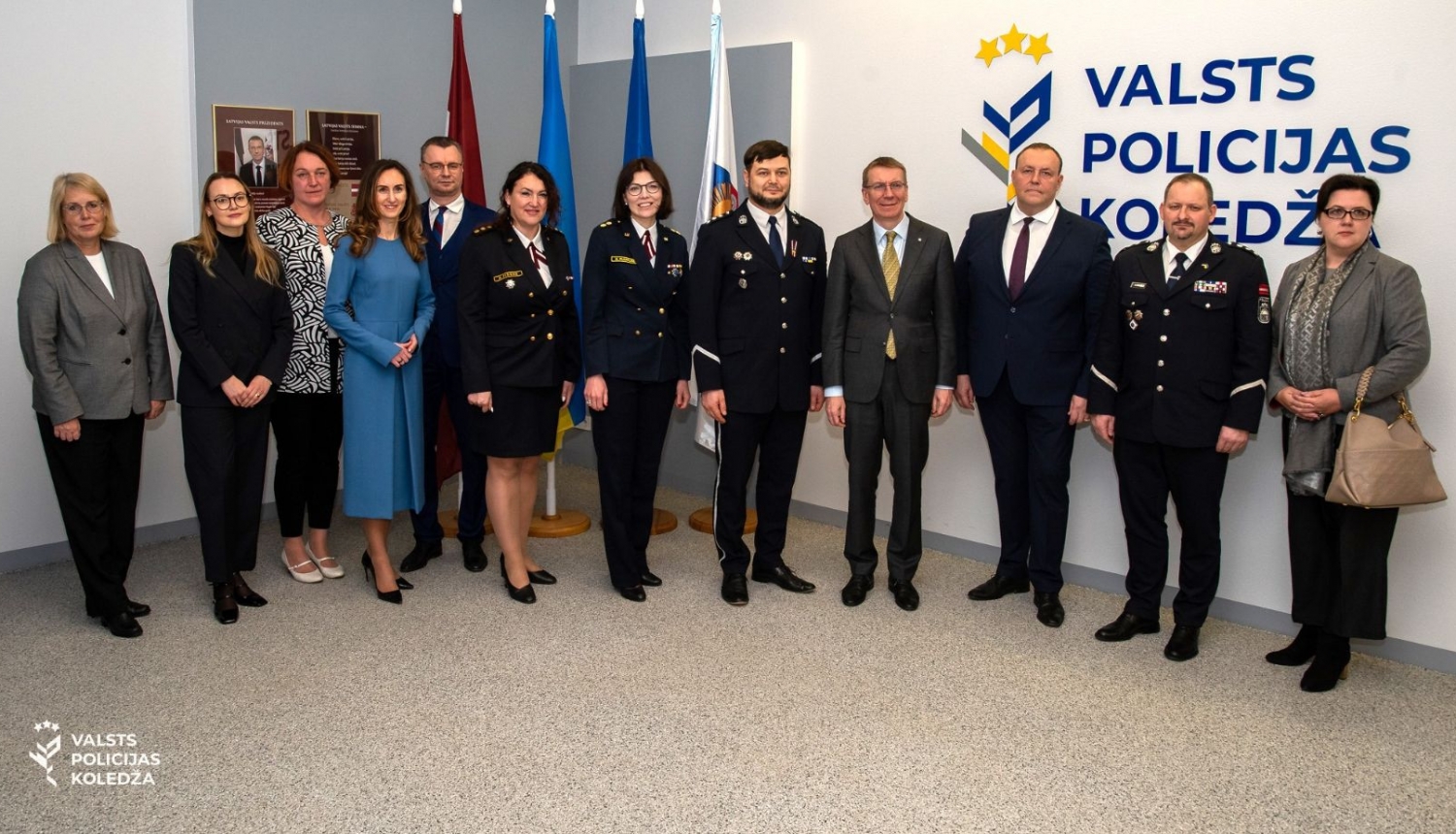 Valsts prezidenta Edgara Rinkēviča vizīte Valsts policijas koledžā