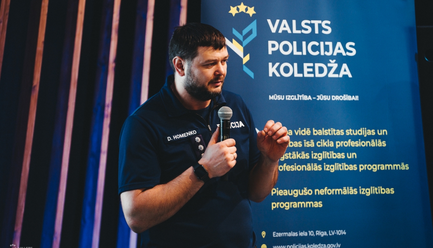 Valsts policijas koledža un Valsts policija aizraujoši aizvadījusi izglītības izstādi “Skola 2023”